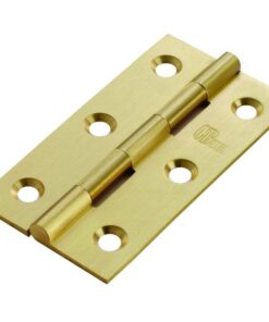 Solid drawn brass hinge traditionally used on cupboards, cabinets and light doors. Comes with a 10 year mechanical guarantee. Suitable for domestic use.