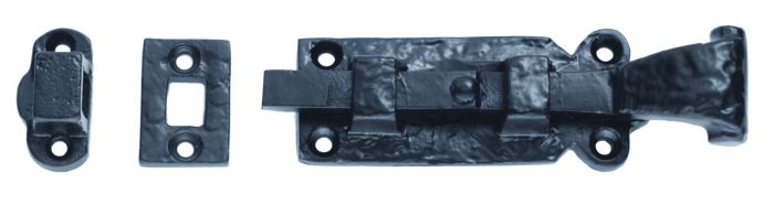 Ludlow Foundries Straight Door Bolt Black Antique