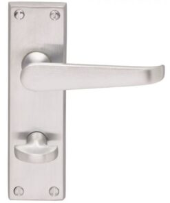 Carlisle Brass M30WCSC Victorian Lever On Backplate - Bathroom Sweedor Plate Satin Chrome