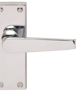 Carlisle Brass M31CP Victorian Lever On Backplate - Latch Polished Chrome