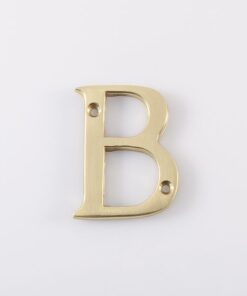 Carlisle Brass NB Letter Face Fix (B) Polished Brass