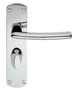 SZC023CP Serozzetta Dos Lever On Backplate - Bathroom 57mm C/C Polished Chrome