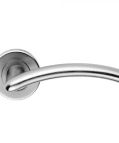 SZC030SC Serozzetta Tres Lever On Concealed Fix Push On Round Rose Satin Chrome