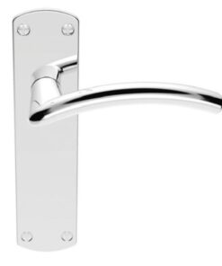 SZC032CP Serozzetta Tres Lever On Backplate - Latch Polished Chrome