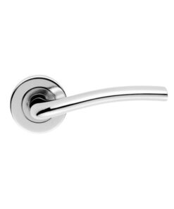 SZC040CP Serozzetta Cuatro Lever On Concealed Fix Push On Round Rose Polished Chrome