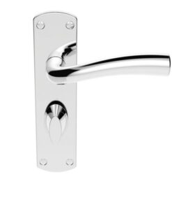 SZC053CP Serozzetta Cinco Lever On Backplate - Bathroom 57mm C/C Polished Chrome