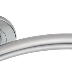 SZC340SC Serozzetta Cuarenta Lever On Concealed Fix Push On Round Rose Satin Chrome