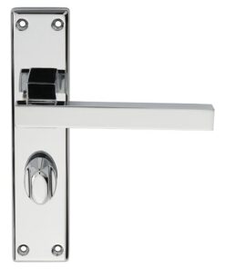 SZM243CP Serozzetta Stratus Lever On Backplate - Bathroom 57mm C/C Polished Chrome