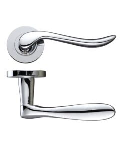 Tivoli Polished Chrome Door Handles (sold in pairs)