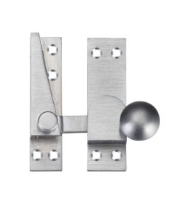Quadrant Arm Sash Fastener, Satin Chrome
