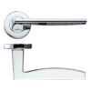 Pavo Lever On Round Rose, Polished Chrome (sold in pairs)