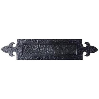 Letter Plate – 230mm – Black Antique Cast Iron