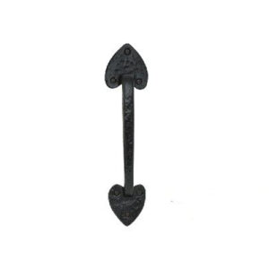 Door Pull Handle - 200mm - Black Antique Cast Iron