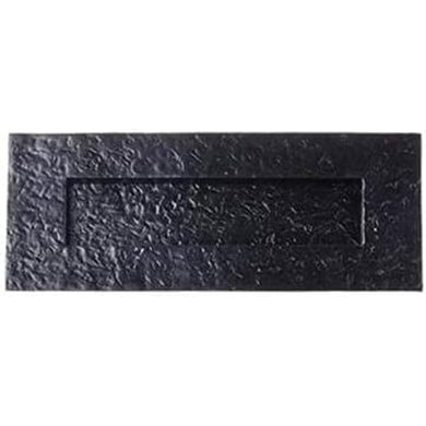 Letter Plate – 230mm – Black Antique Cast Iron