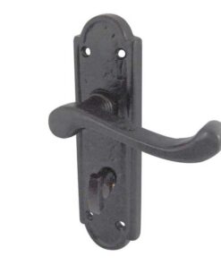 Turnberry Door Handle - 100x75mm - Black Antique Finish