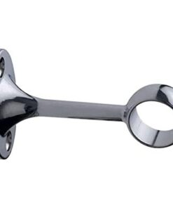 Deluxe Centre Bracket - 19mm - Polished Chrome Finish