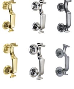 Doctor Door Knocker - 188mm - Polished Brass