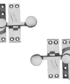 Sash Window Fastener in Satin Chrome Polished Finish