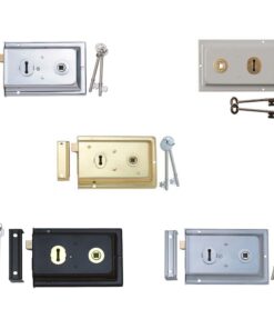 Victorian Rim Lock - 150x100mm - Multiple Finishes