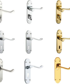 Internal Scroll Door Handles - 168x40mm - Multiple Finishes