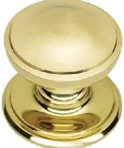 Centre Door Knobs - 125mm - Polished Brass Finish