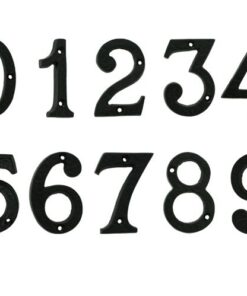 Door Numbers (0-9) - Black Antique Finish