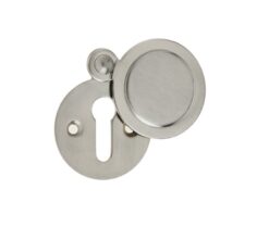 Frelan Hardware Standard Profile Round Covered Escutcheon, Satin Nickel