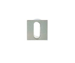 Frelan Hardware Minimal Square Standard Profile Escutcheon (25mm x 25mm), Polished Chrome