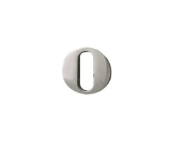 Frelan Hardware Minimal Round Standard Profile Escutcheon (25mm Diameter), Polished Chrome