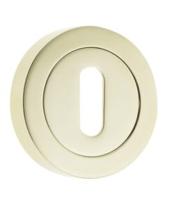 Frelan Hardware Standard Profile Escutcheon, PVD Stainless Brass
