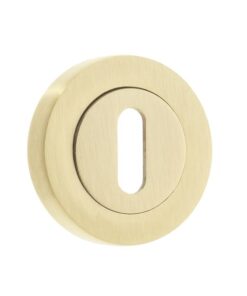 Frelan Hardware Standard Profile Escutcheon, Satin Brass