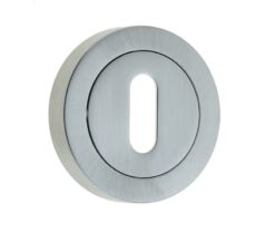 Frelan Hardware Standard Profile Escutcheon, Satin Chrome