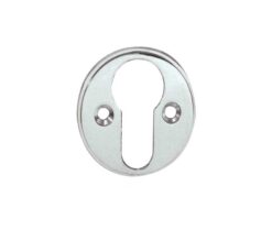 Frelan Hardware Euro Profile Escutcheon (40mm Diameter), Polished Chrome