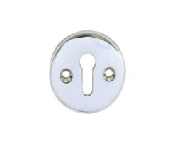 Frelan Hardware Standard Profile Escutcheon (40mm Diameter), Polished Chrome