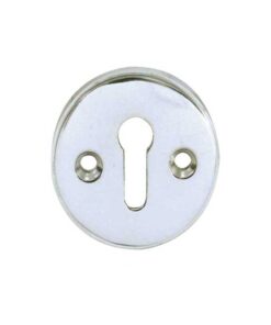 Frelan Hardware Standard Profile Escutcheon (40mm Diameter), Polished Chrome
