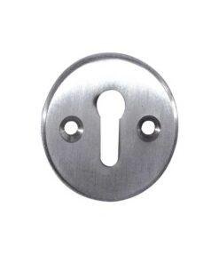 Frelan Hardware Standard Profile Escutcheon (40mm Diameter), Satin Chrome