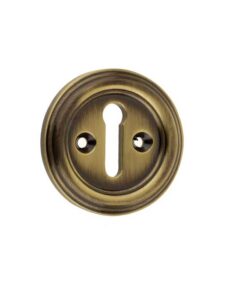 Frelan Hardware Parisian Standard Profile Escutcheon, Antique Bronze