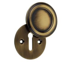 Frelan Hardware Parisian Covered Standard Profile Escutcheon, Antique Bronze