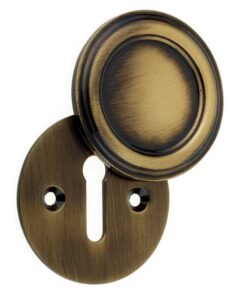 Frelan Hardware Parisian Covered Standard Profile Escutcheon, Antique Bronze