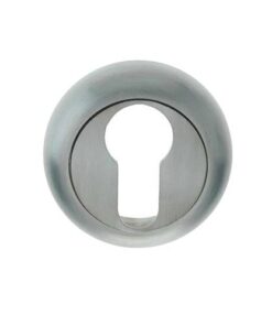 Frelan Hardware Euro Profile Bevelled Escutcheon, Satin Chrome