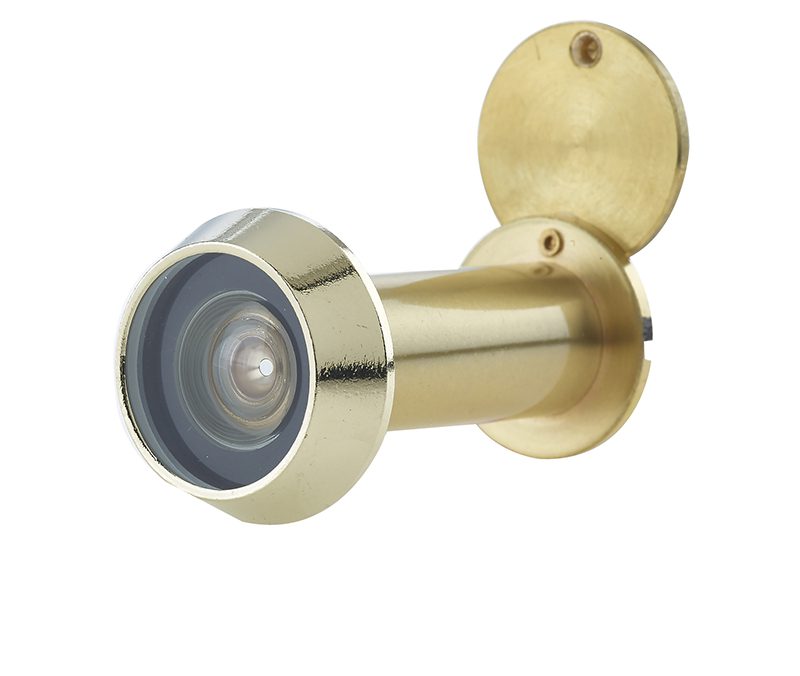 Door Peephole 180 Degree – Polished Brass Finish