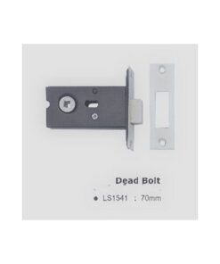 Door Deadbolt - 70mm - Satin Stainless Steel Finish