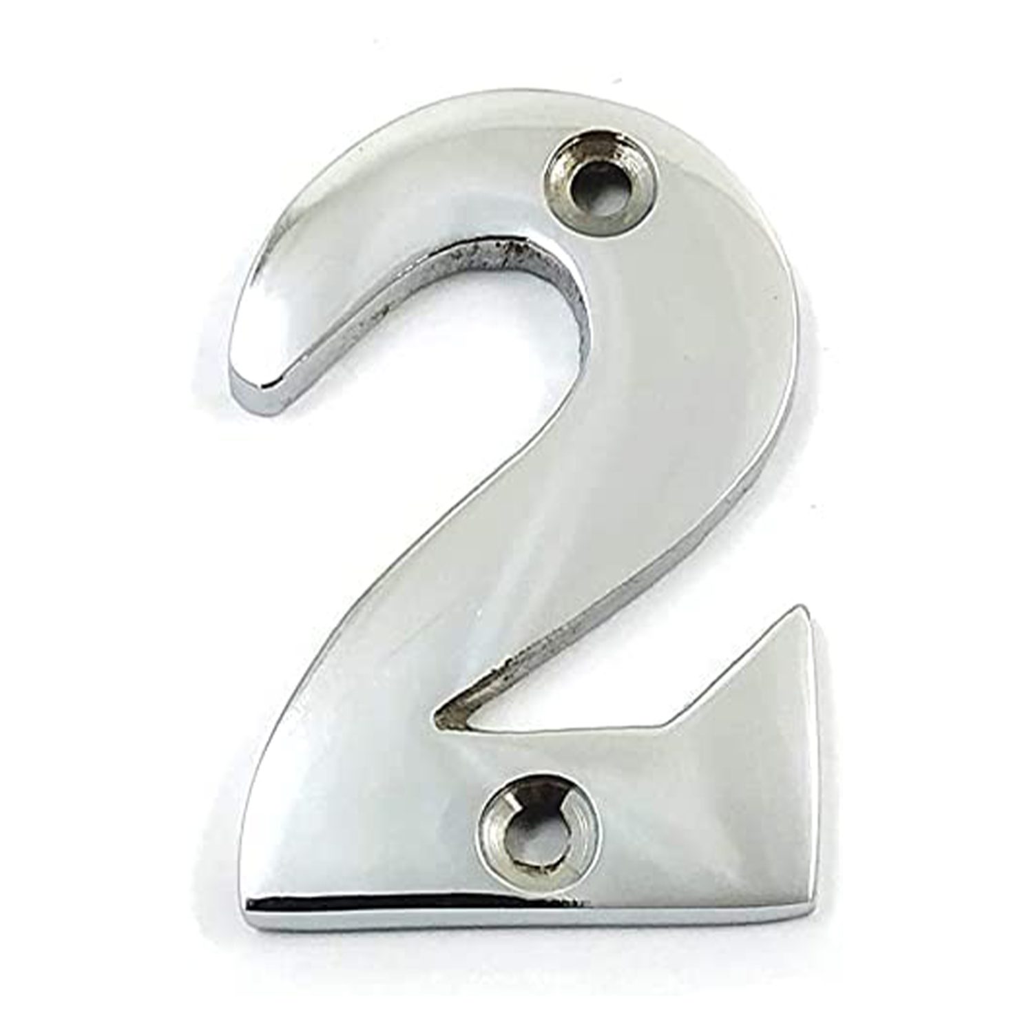 Door Numbers (0-9) – 75mm – Polished Chrome Finish