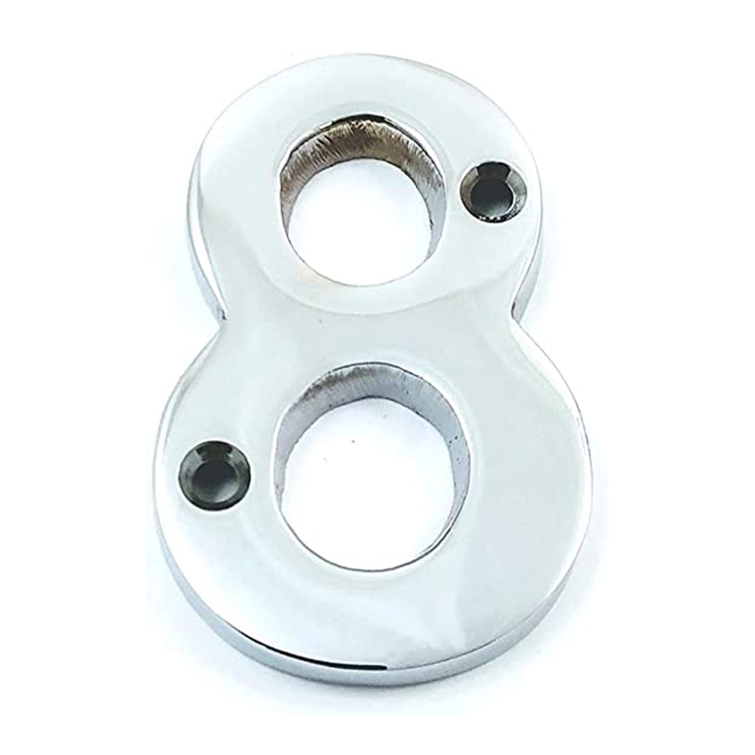 Door Numbers (0-9) – 75mm – Polished Chrome Finish