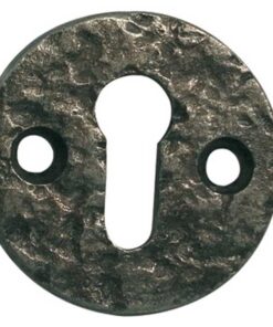 Frelan Hardware Round Escutcheon, Pewter Finish