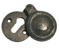Frelan Hardware Covered Escutcheon, Pewter Finish