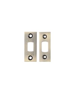 Zoo Hardware Face Plate And Strike Plate Accessory Pack, Florentine Bronze