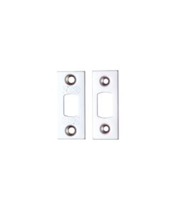 Zoo Hardware Face Plate And Strike Plate Accessory Pack, PVD Nickel