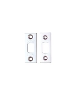 Zoo Hardware Face Plate And Strike Plate Accessory Pack, PVD Nickel