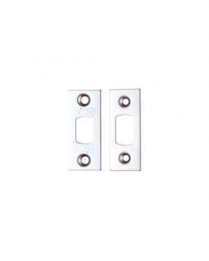 Zoo Hardware Face Plate And Strike Plate Accessory Pack, PVD Nickel